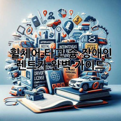 휠체어 타고 슝💨 장애인 렌트카 완벽 가이드