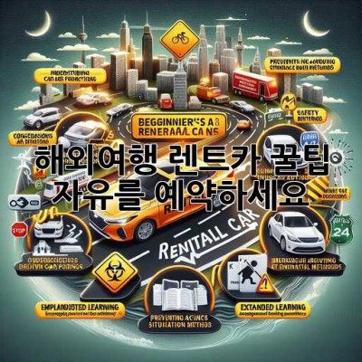 해외여행 렌트카 꿀팁🍯: 자유를 예약하세요! 🚗💨
