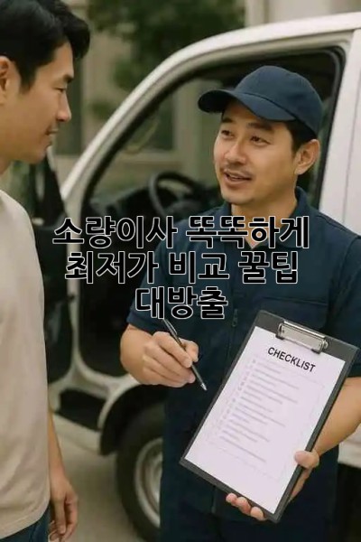 📦 소량이사 똑똑하게! 최저가 비교 꿀팁 대방출 🍯