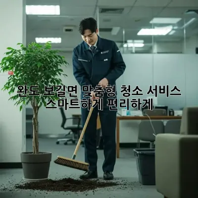 완도 보길면 맞춤형 청소 서비스: 스마트하게, 편리하게!
