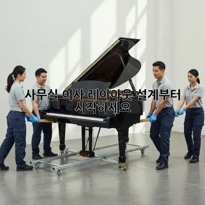사무실 이사? 레이아웃 설계부터 시작하세요!