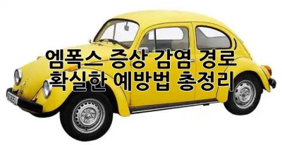 🙊 엠폭스🚨: 증상, 감염 경로, 확실한 예방법 총정리!