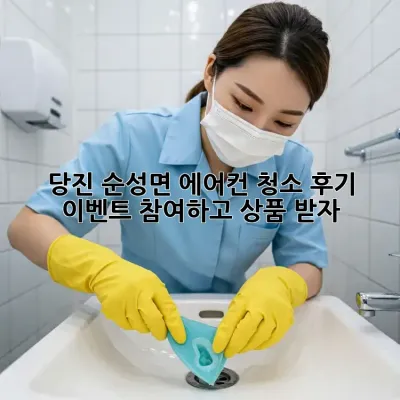 당진 순성면 에어컨 청소 후기 이벤트 참여하고 상품 받자!