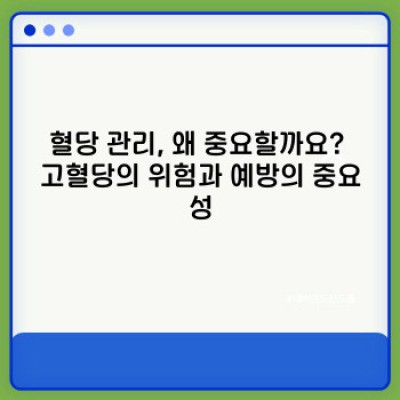 혈당관리 완벽 가이드: 효과적인 방법 비교분석 및 성공 사례