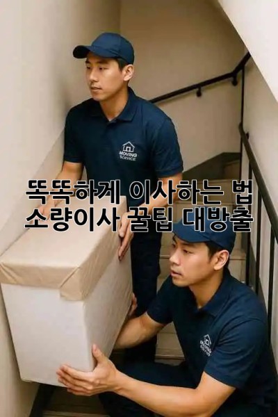 📦 똑똑하게 이사하는 법! 소량이사 꿀팁 대방출 🚚