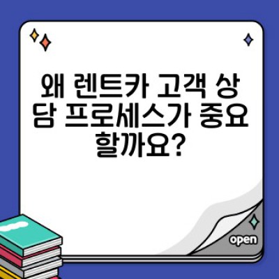 렌트카 고객 상담 프로세스: 고객 만족도를 높이는 완벽 가이드